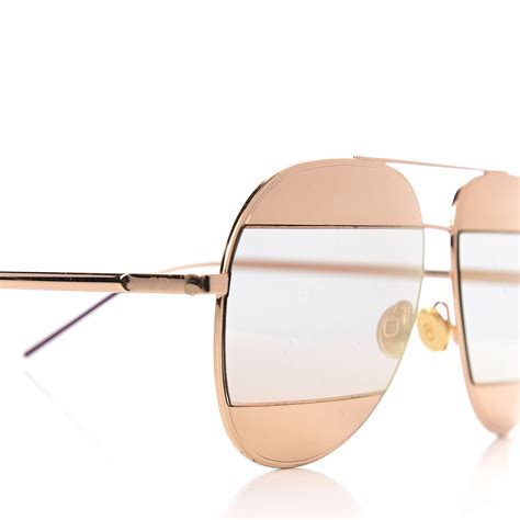 christian dior aviator sunglasses gold|christian dior split sunglasses.